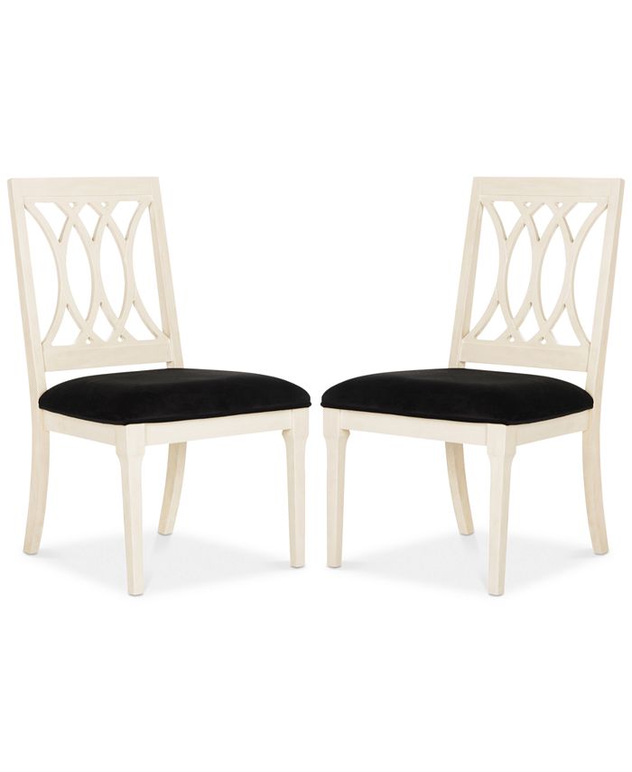 Safavieh - Gitanna Set of 2 Dining Chairs, Quick Ship