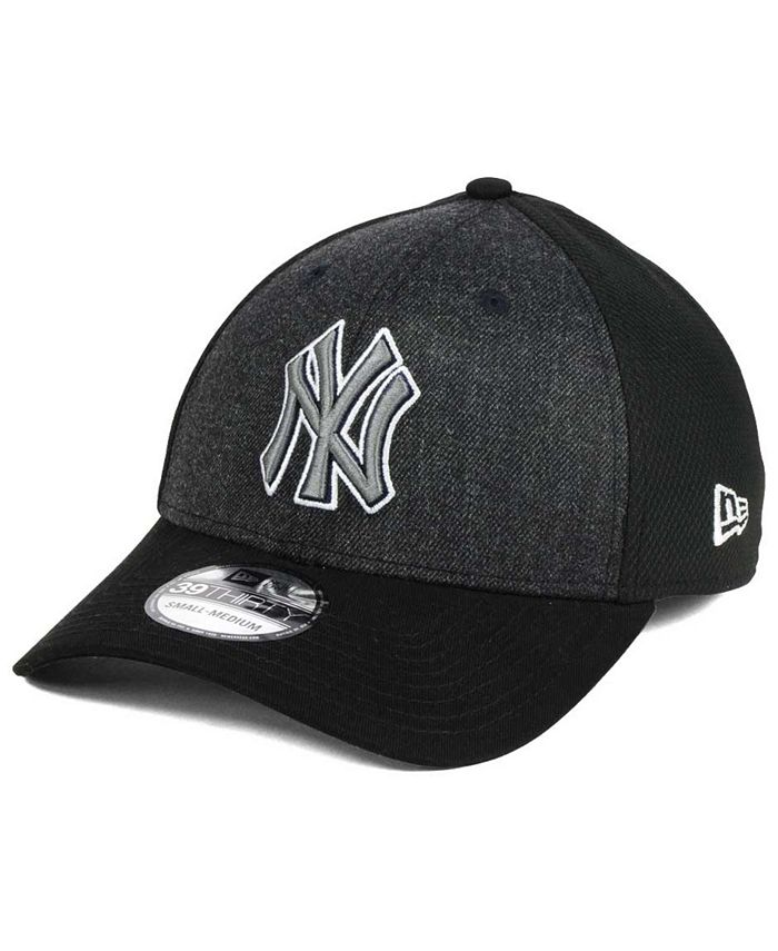 New Era New York Yankees Black Heathered 39THIRTY Cap & Reviews ...