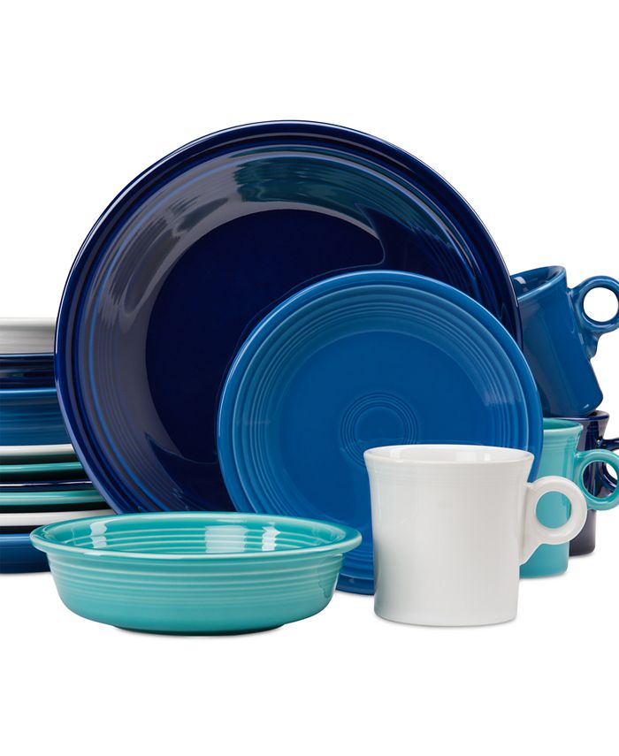 Fiesta Blues 16 Piece Set Created for Macy s Macy s