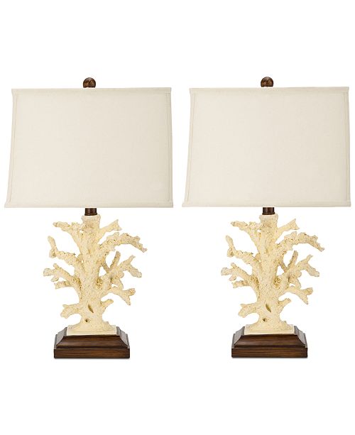 Safavieh Set Of 2 Key West Coral Table Lamps Reviews All