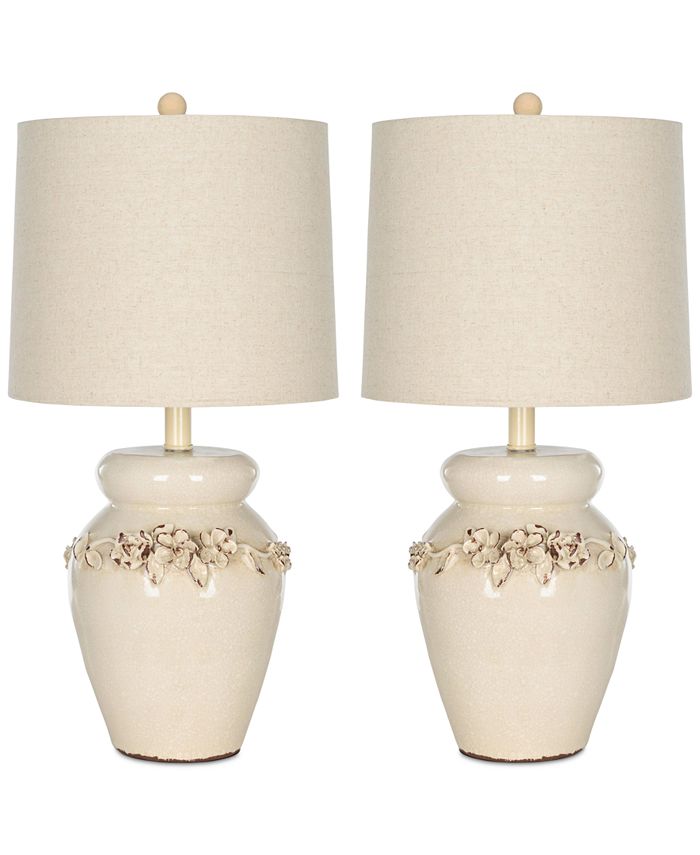 Safavieh Set of 2 Marquesa Table Lamps Macy s