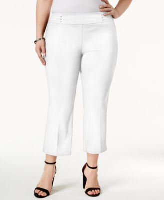 macys plus size capri pants