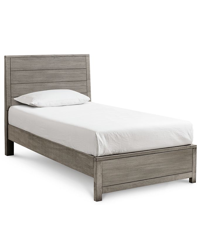 Furniture Tribeca Twin Bed Created For, Grey Twin Bed Bedding