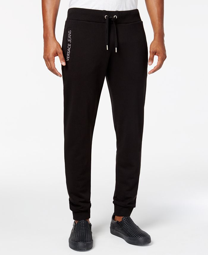 Versace Jeans Men's Drawstring Logo Jogger Pants - Macy's