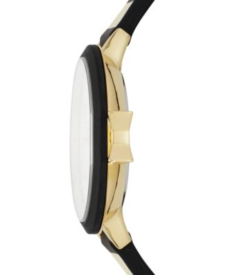 Womens Kate Spade New York Park Row Black White Striped Gold Hardware Watch Kate Spade New York Womens Park Row Watch, White Dial, Zebra  main image 2