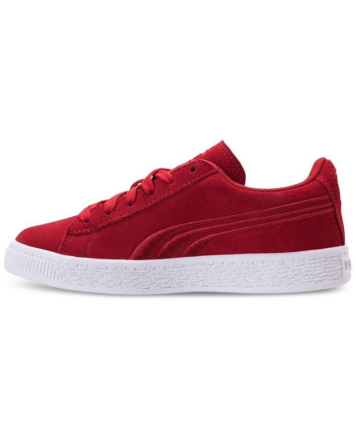 Puma Little Boys' Suede Classic Badge Casual Sneakers from Finish Line ...