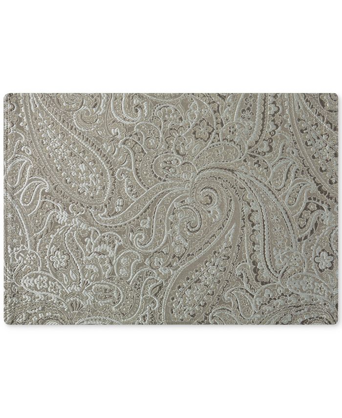 Waterford Esmeralda Taupe Placemat - Macy's