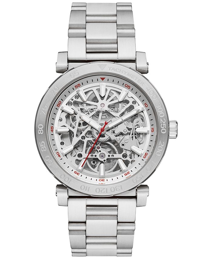 Michael Kors Men's Greer Automatic Stainless Steel Bracelet Watch