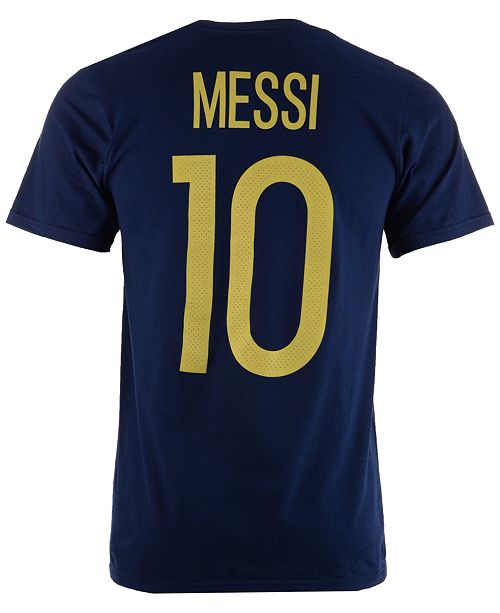 Adidas Men S Lionel Messi Argentina National Team Jersey Hook Player T Shirt Reviews Sports Fan Shop By Lids Men Macy S