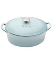 GreenPan Vintage Dutch Oven with Lid Teal Cast Aluminum 4.5 QT OPEN BOX