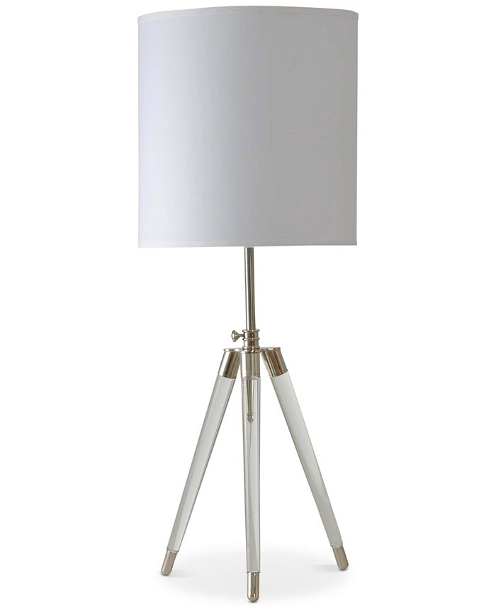 StyleCraft Acrylic Tripod Table Lamp Macy's