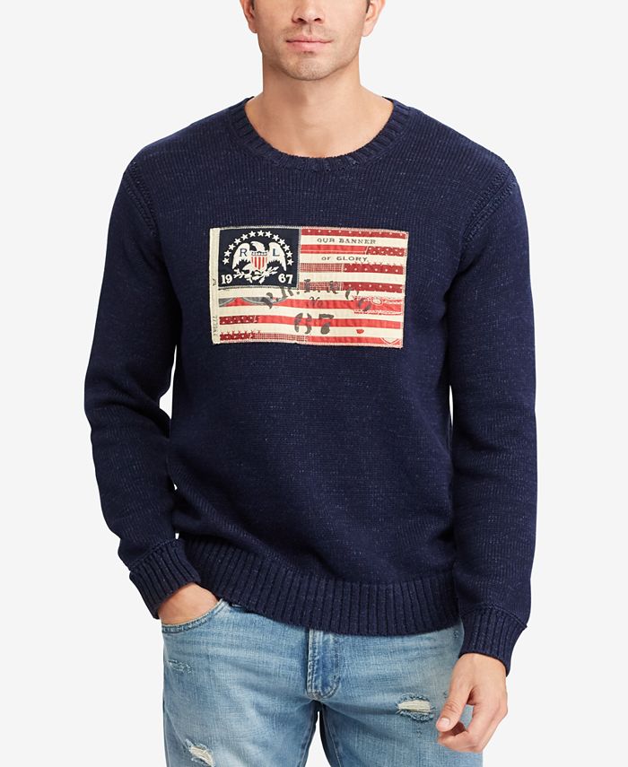 Polo Ralph Lauren Men's Crewneck Sweater & Reviews - Sweaters - Men ...