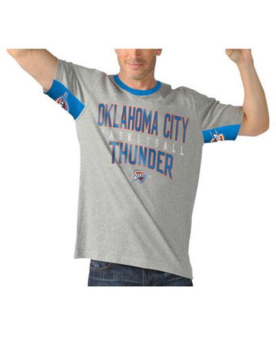 G-III Sports Men's Oklahoma City Thunder Hands High Cut Back T-Shirt