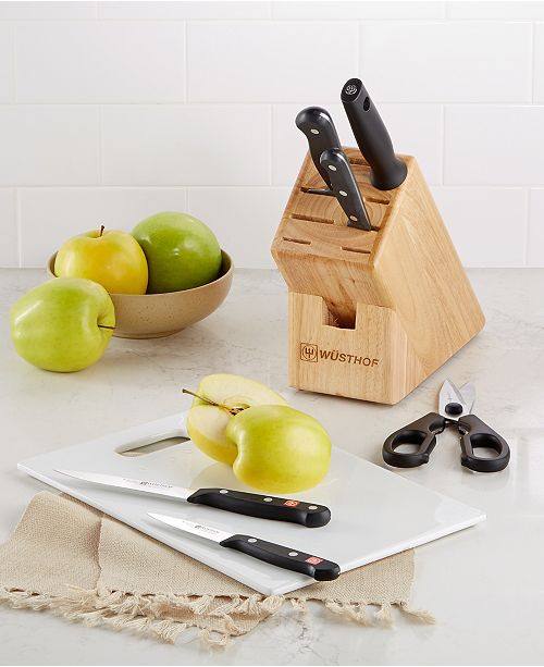 Wüsthof 7Piece Starter Knife Block Set & Reviews Cutlery & Knives