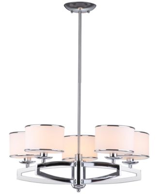 Leonora Chrome-Finish Pendant