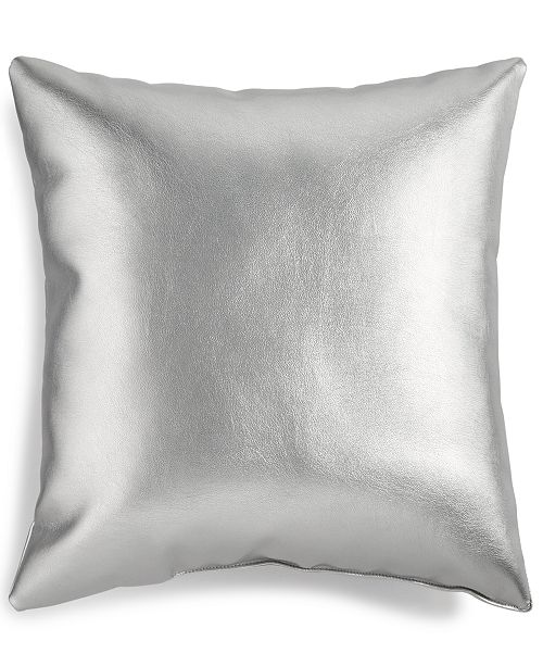 Hallmart Collectibles Last Act Silver Metallic Faux Leather 18