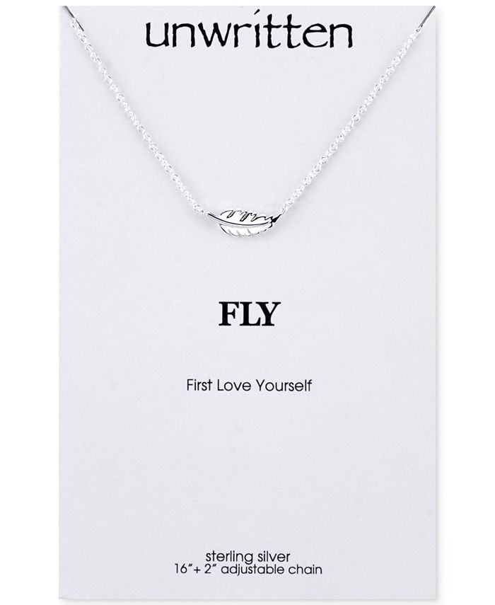 Macys unwritten necklaces deals