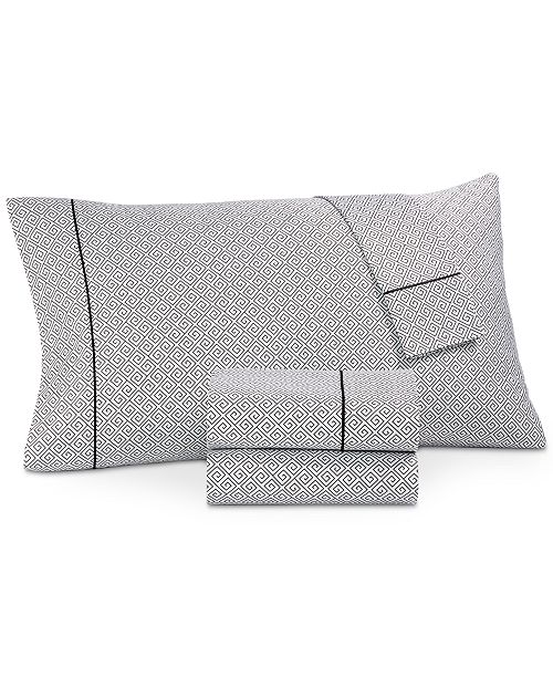 Hotel Collection Greek Key Pima Cotton 525-Thread Count 4-Pc. Full Sheet Set, Created for Macy&#39;s ...