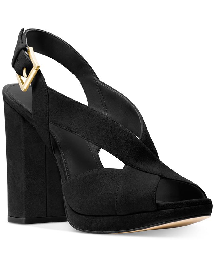 Michael Kors Becky Platform Block Heel Sandals Macy s