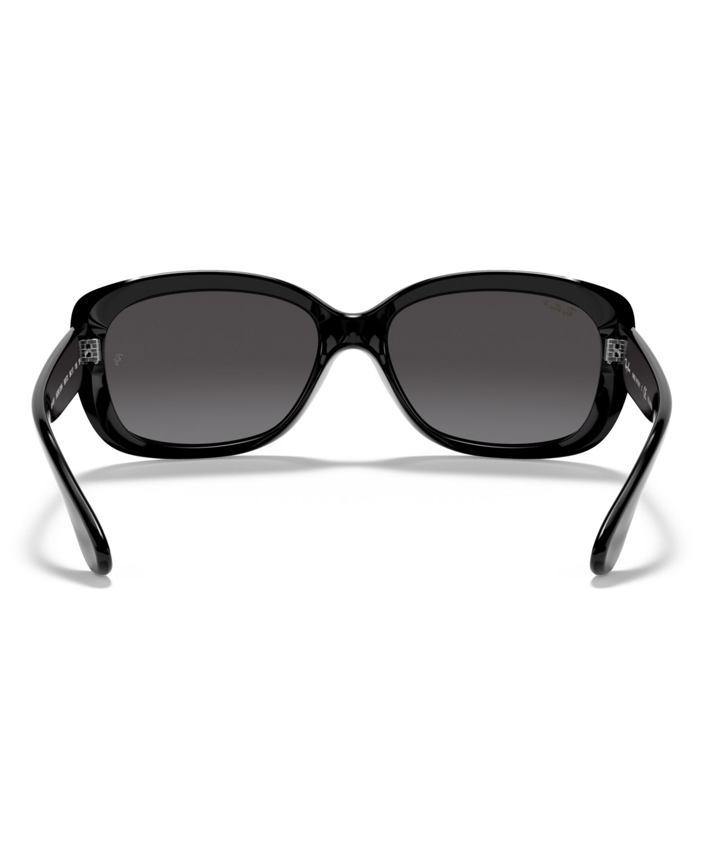 Женские солнцезащитные очки Ray-Ban Polarized Sunglasses, RB4101 Jackie Ohh, цвет: Чёрный / Серый — фото 4