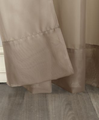 Sheer Voile Rod Pocket Curtain Panel