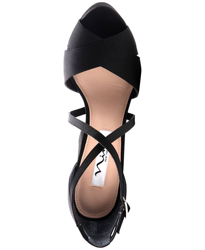 Nina Marylyn Platform Evening Sandals & Reviews - Sandals - Shoes - Macy's