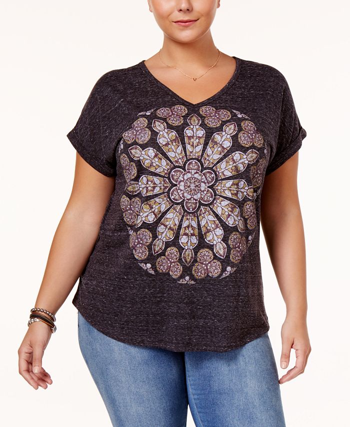Style & Co Plus Size Graphic TShirt, Created for Macy's Macy's