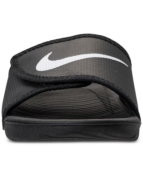 mens nike kawa adjustable slides