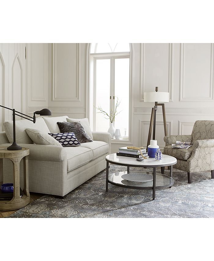 Furniture Stratus Round Coffee Table Created for Macy s Macy s