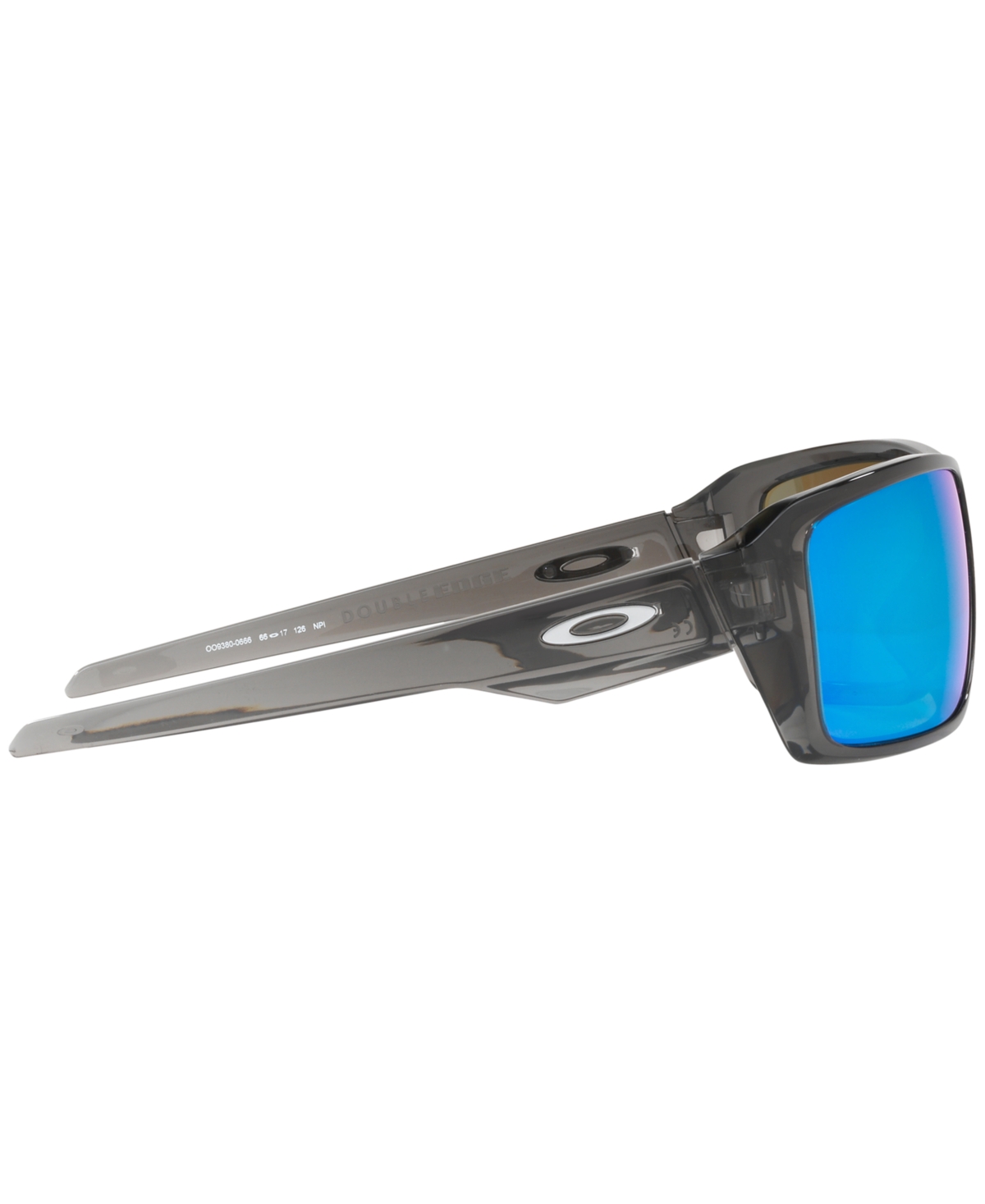Shop Oakley Polarized Double Edge Polarized Sunglasses , Oo9380 66 In Grey,blue Prizm Polarized