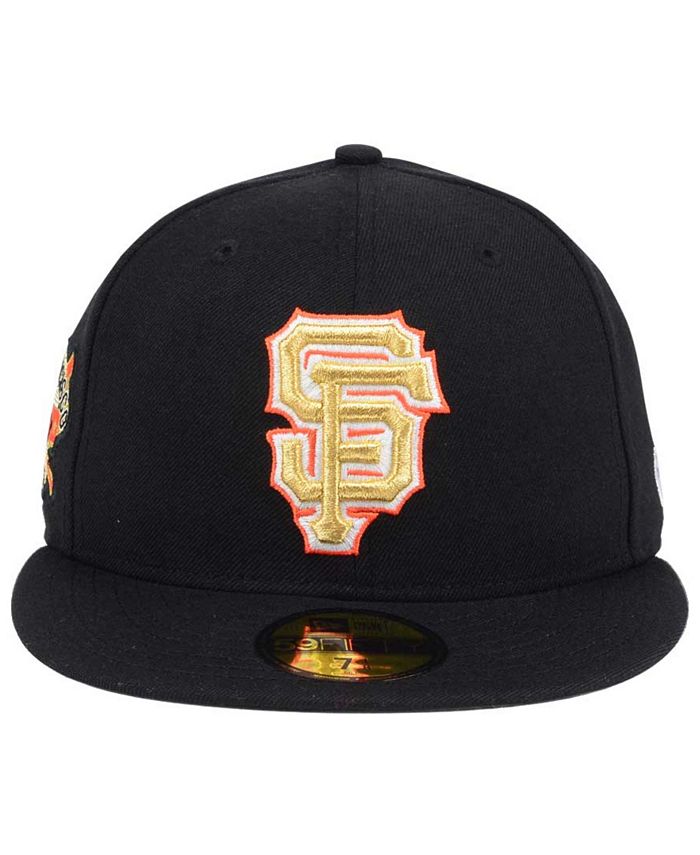 New Era San Francisco Giants Exclusive Gold Patch 59FIFTY Cap - Macy's