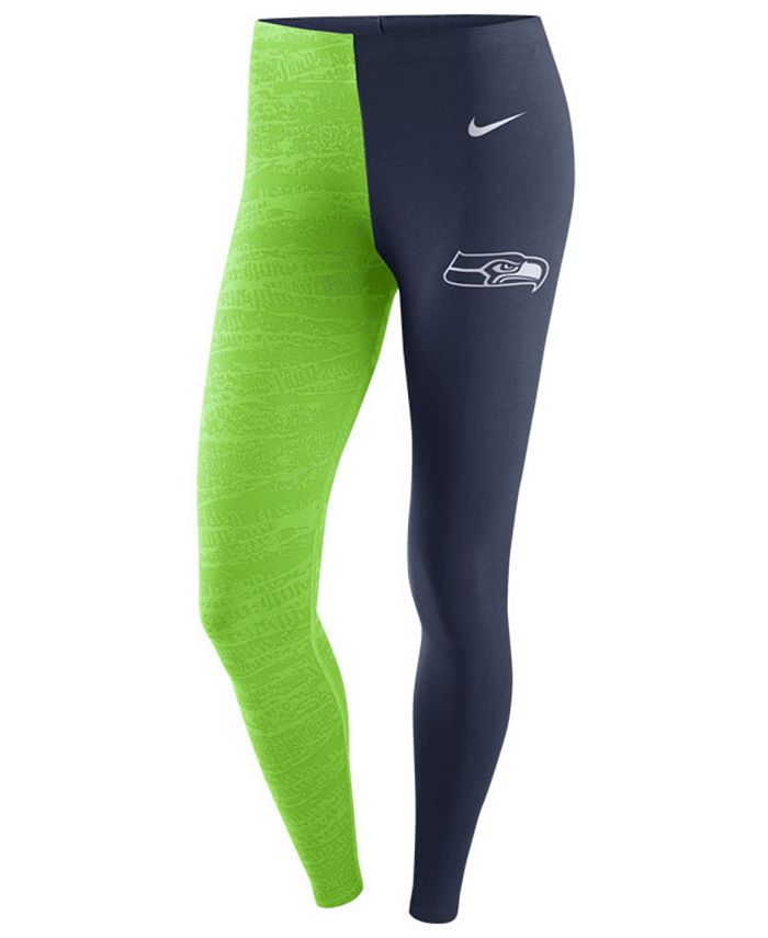 Nike Women's Seattle Seahawks Printed Leggings - Macy's