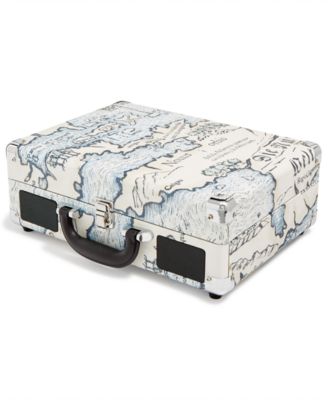 Bluetooth Suitcase Record Player With 3-Speed Turntable