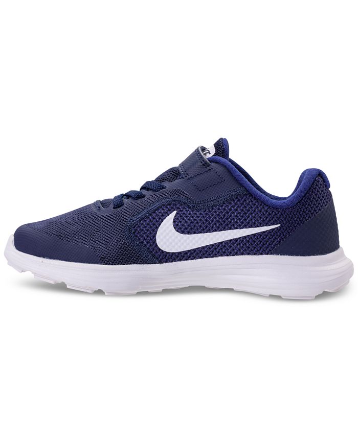 Nike Little Boys' Revolution 3 Stay-Put Closure Running Sneakers from ...