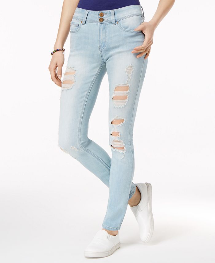 Indigo Rein Juniors' Ripped Skinny Jeans - Macy's