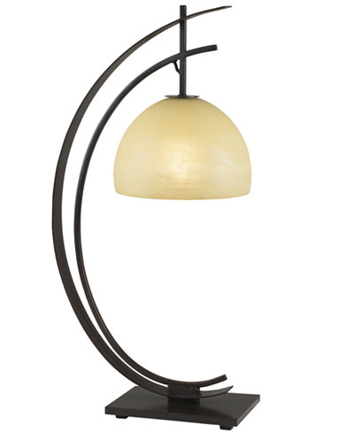 kathy ireland home by Pacific Coast Arc Orbit Bronze Table Lamp