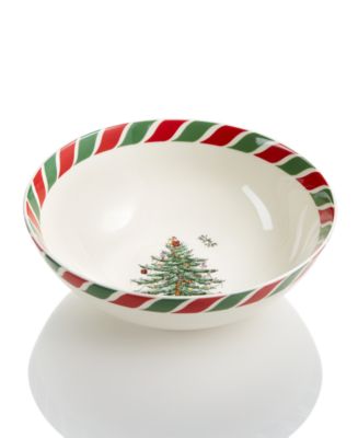 Spode Candy Cane Bowl, Created for Macy's - Macy's
