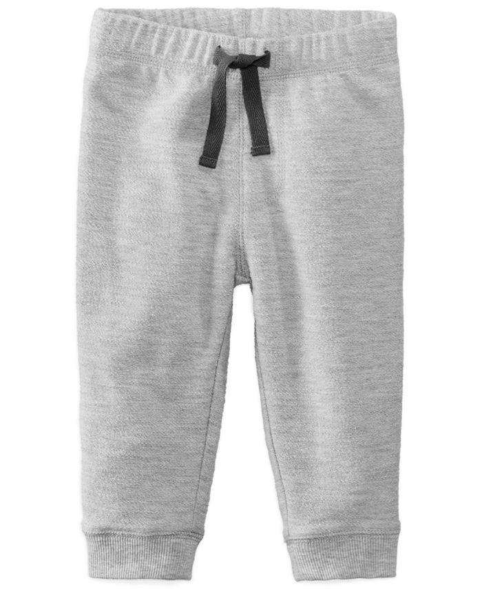 First Impressions Baby Boys Heathered Jogger Pants, Created for Macy's ...