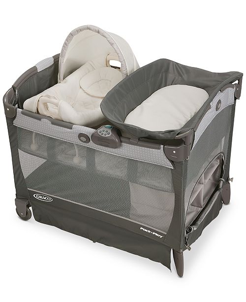 Graco Baby Pack N Play Playard With Cuddle Cove Addison Reviews All Baby Gear Essentials Kids Macy S