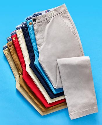 Tommy Hilfiger Men's Big & Tall TH Flex Stretch Custom-Fit Chino Pants ...