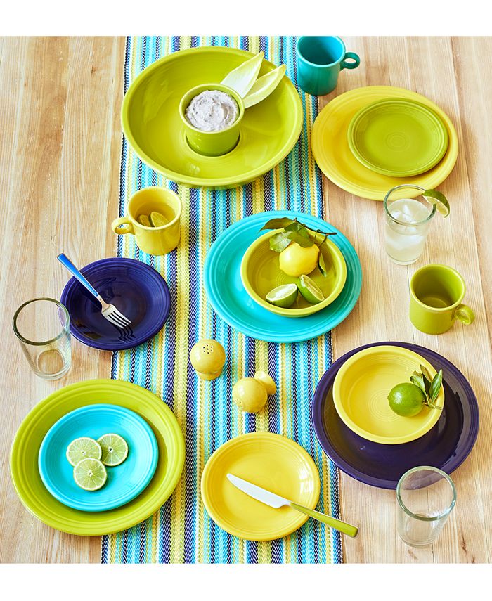 Fiesta Mixed Cool Colors 16Piece Set, Service for 4, Created for Macy's Macy's