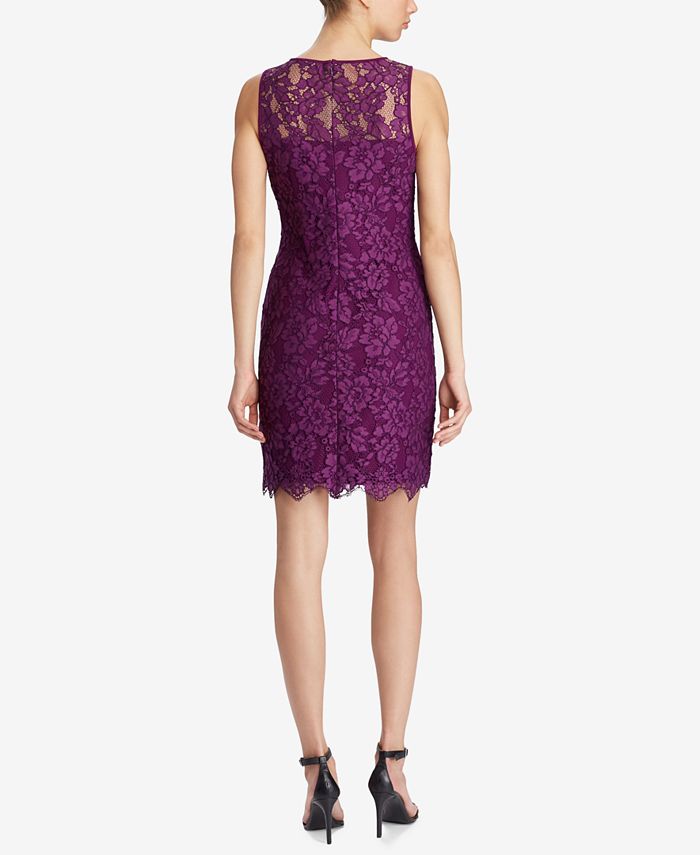 Ralph lauren shop lace sheath dress