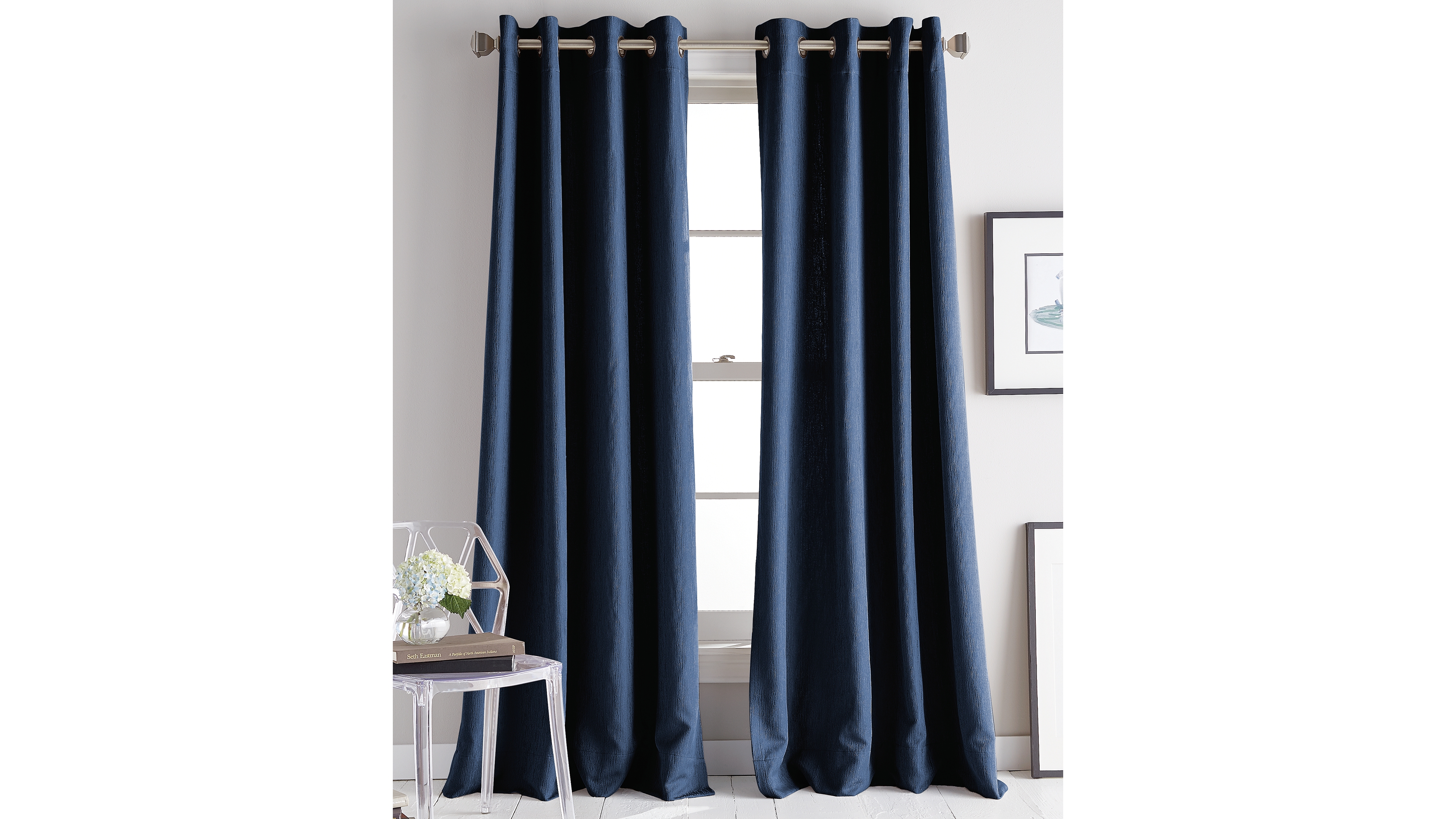 Dkny Avenue 50" x 95" Jacquard Grommet Curtain Panel