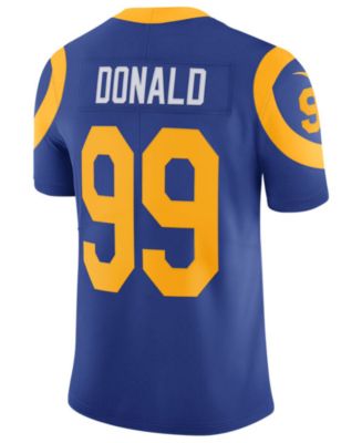 Nike Men's Aaron Donald Los Angeles Rams Vapor Untouchable Limited ...