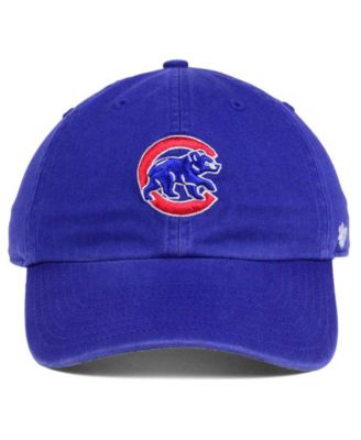 '47 Brand Chicago Cubs Clean Up Adjustable Hat - Charcoal Grey & Red, Relaxed Vintage Fit Cap - View #12