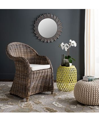 Zane wicker club hot sale chair