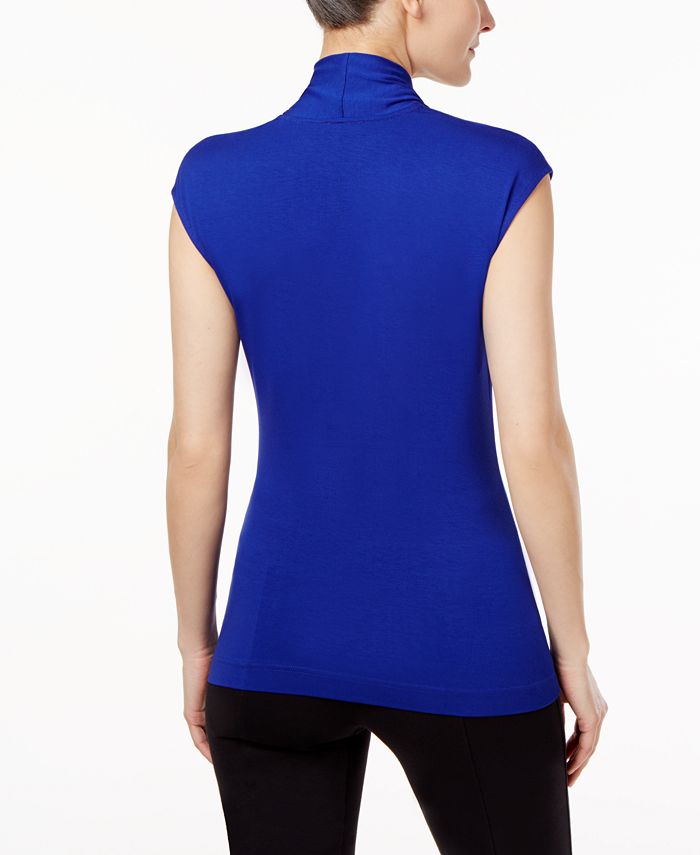 Vince Camuto - Sleeveless Faux-Wrap Top