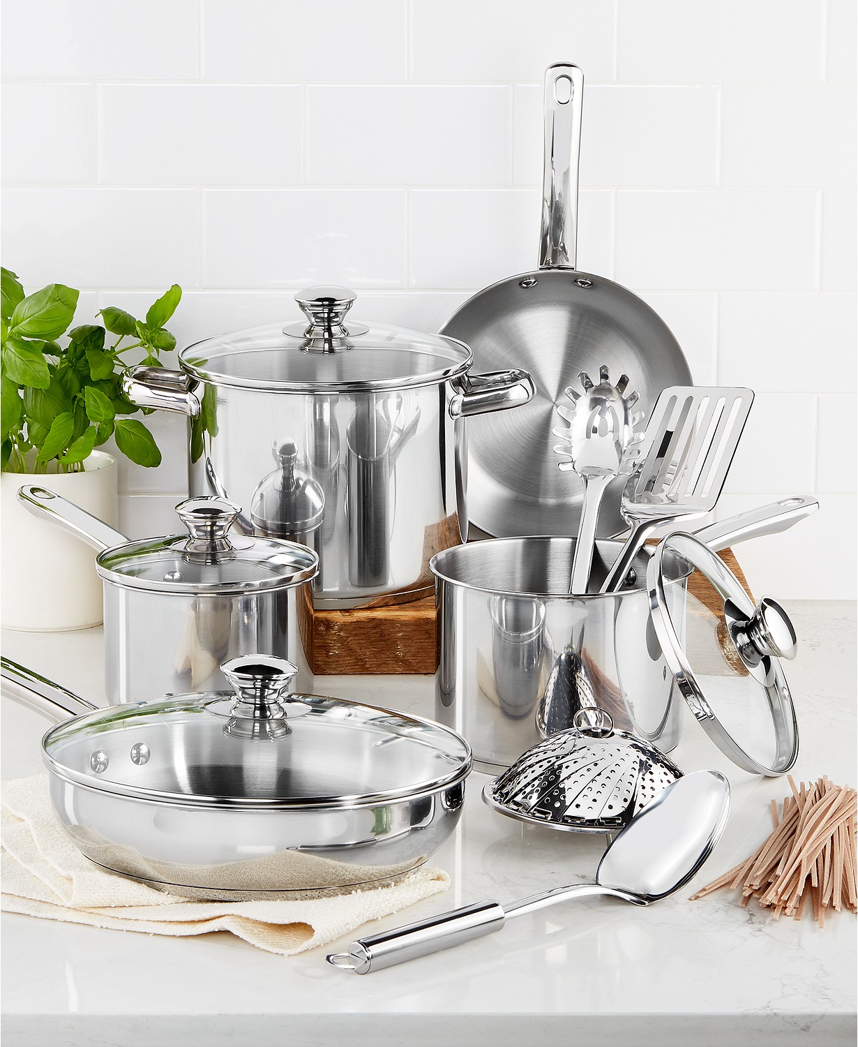 stainless steel cookware set