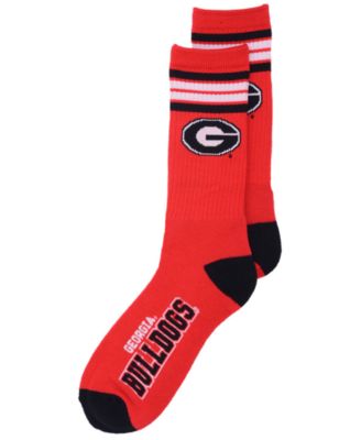 Calgary Flames For Bare Feet 4-Stripe Deuce Socks