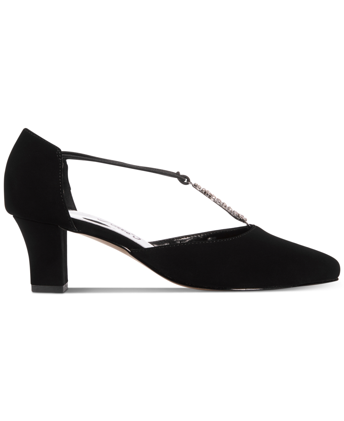 Easy Street Moonlight Evening Sandals - Black Suede